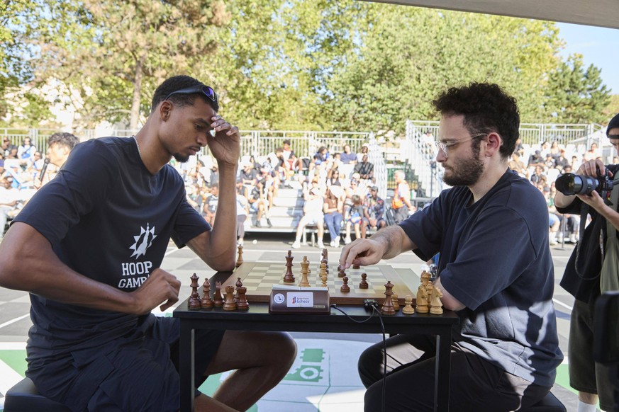 wembanayma victor rozman levy alias gothamchess BASKET ECHECS MAGAZINE WEMBANYAMA 2026 TOURNOI HOOP GAMBIT GYMNASE PAUL VAILLANT COUTURIER NANTERRE FRANCE 09/08/2026 LAWSON BODY HUGUES NANTERRE GYMNAS ...