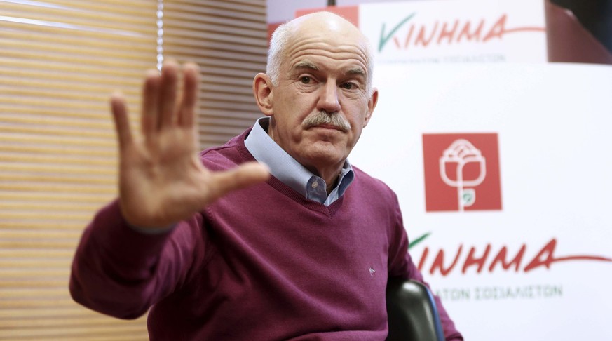Papandreou ist seit Januar Präsident einer eigenen Partei.