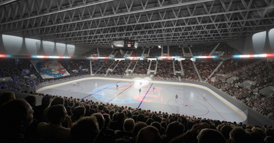 Die neue Arena soll 11'600 Fans Platz bieten.