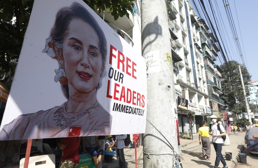 Immer noch unter Hausarrest: Aung San Suu Kyi.