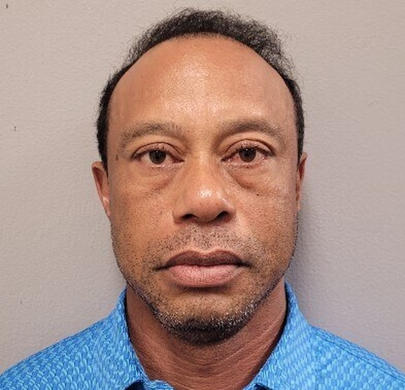 This handout photo provided by the Martin County Sheriff's Office shows Tiger Woods, Friday, March 27, 2026. (Martin County Sheriff's Office via AP)
Tiger Woods
