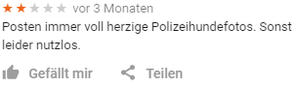 Dekoration Polizei