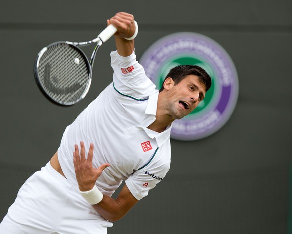 07.07.2015; Wimbledon; Tennis - Wimbledon 2015;
Novak Djokovic (SRB)
(Juergen Hasenkopf/freshfocus)