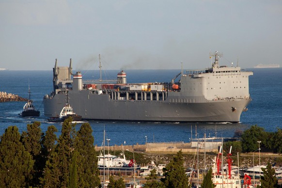 Auf dem Marineschiff «Cape Ray» wurden die Giftstoffe neutralisiert.