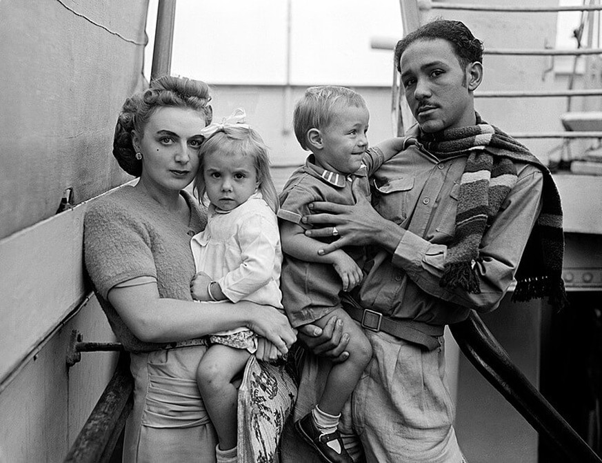 The Zane Family on Empire Windrush June 22, 1948