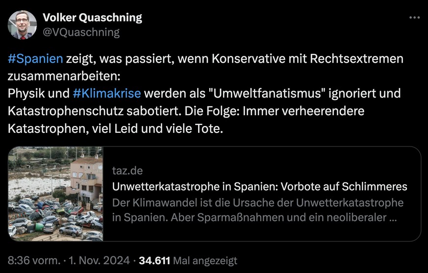 Experten-Kommentar zur Unwetterkatastrophe in Valencia