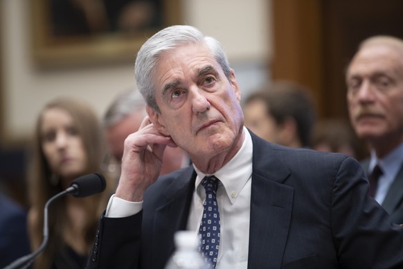 epa07737965 Former Special Counsel Robert Mueller testifies before the House Judiciary Committee during a hearing about Russian interference into the 2016 election, and possible efforts by President T ...