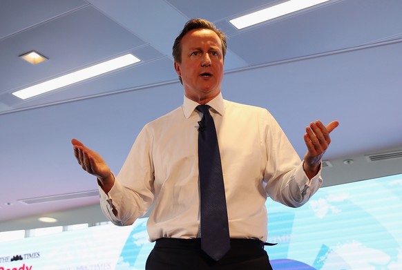 Spielt ebenfalls mit einem Austritt: der britische Premierminister David Cameron.