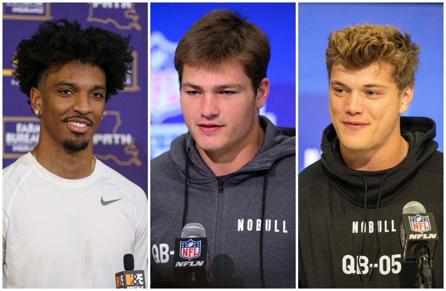 Jayden Daniels, Drake Maye, J. J. McCarthy