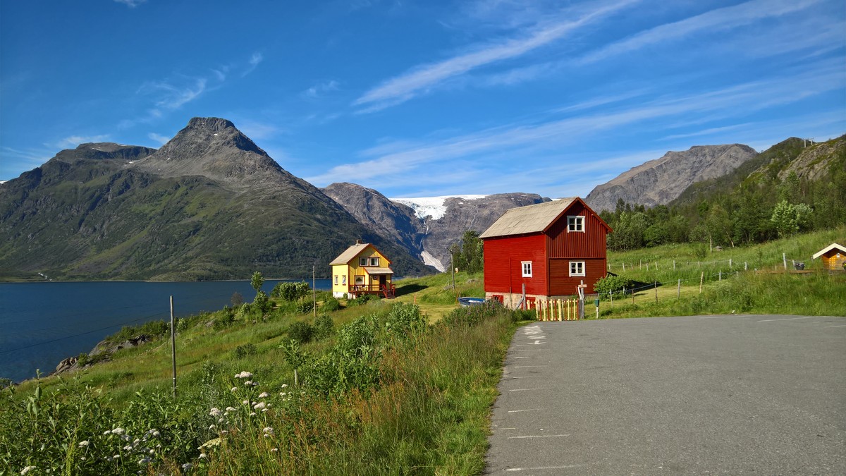 Gletscher Øksfjordjøkelen
Saltnes, Norwegen
12.07.2016