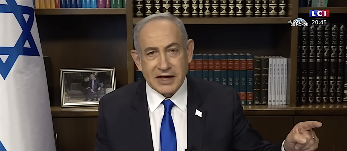 30 mai 2024: Benyamin Netanyahu est interviewé par Darius Rochebin sur la chaîne LCI.