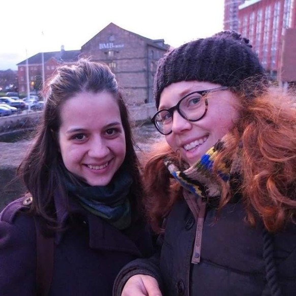 Katharina (links) mit ihrem Girlcrush Lena.