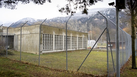 Le batiment du Centre educatif ferme de Pramont (CEP) photographie ce lundi 23 decembre 2019 a Granges. L&#039;eveque de Sion Jean-Marie Lovey a celebre la messe de Noel dans l&#039;etablissement peni ...