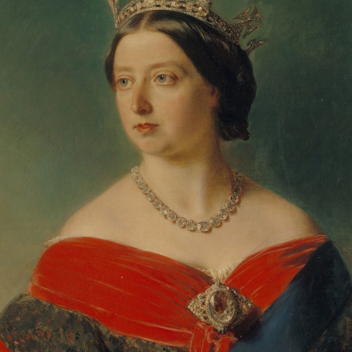 Queen Victoria mit dem Koh-i-Noor-Diamanten