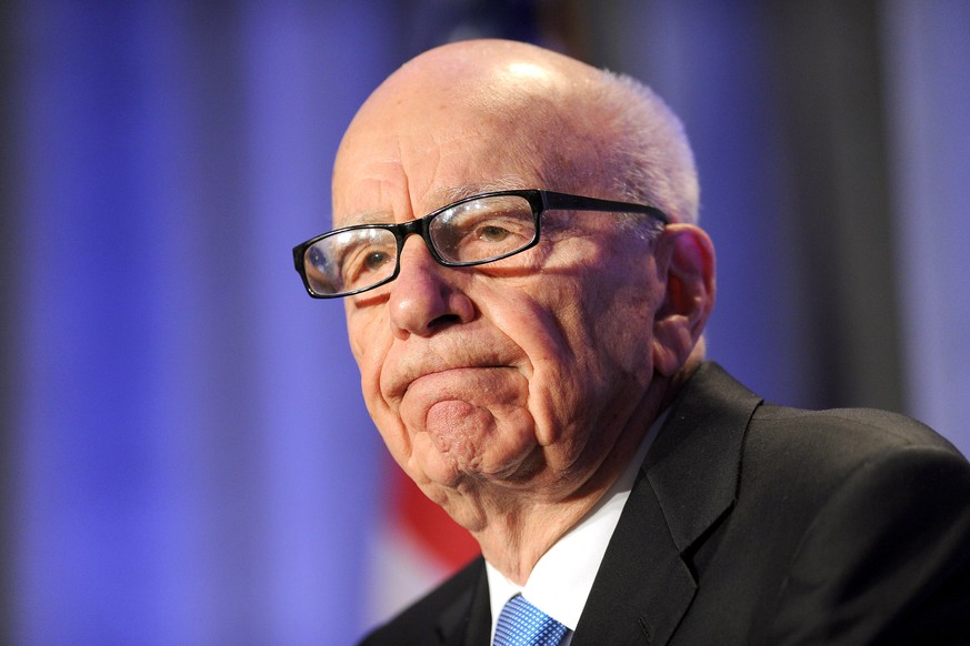 FILE - In this Oct. 14, 2011 file photo, News Corp. CEO Rupert Murdoch delivers a keynote address at the National Summit on Education Reform in San Francisco. Sibling rivalries. A quest for power. An  ...