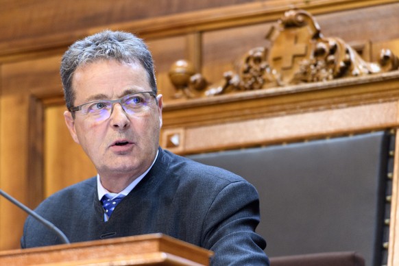 Jean-Rene Fournier, CVP-VS, spricht an der Sommersession der Eidgenoessischen Raete, am Montag, 11. Juni 2018 im Staenderat in Bern. (KEYSTONE/Anthony Anex)