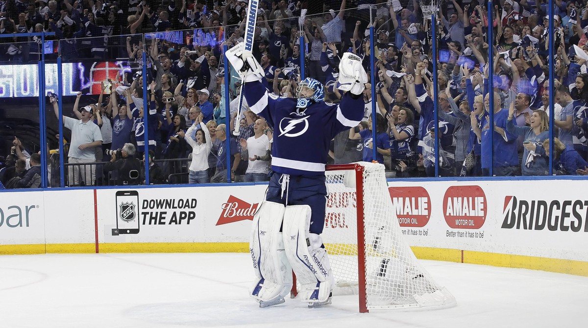 Goalie Ben Bishop könnte bei Tampa zur Schlüsselfigur werden.