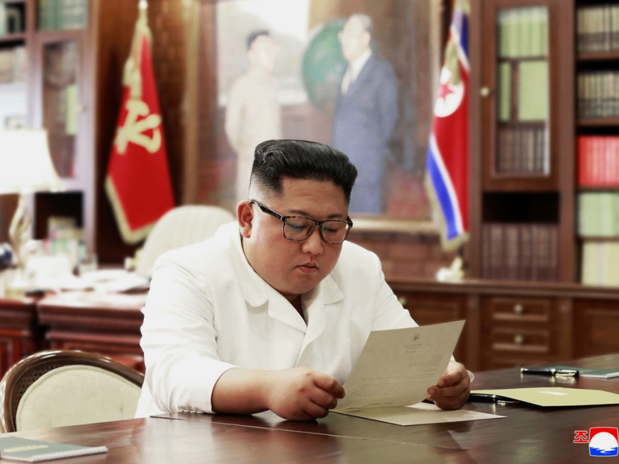 Nordkoreas Machthaber Kim Jong Un hat einen Brief von US-Präsident Donald Trump erhalten.