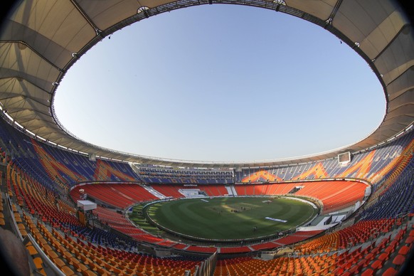 India v England Paytm Test Series Day Three General view of the ground during day three of the fourth PayTM test match between India and England held at the Narendra Modi Stadium, Ahmedabad PUBLICATIO ...