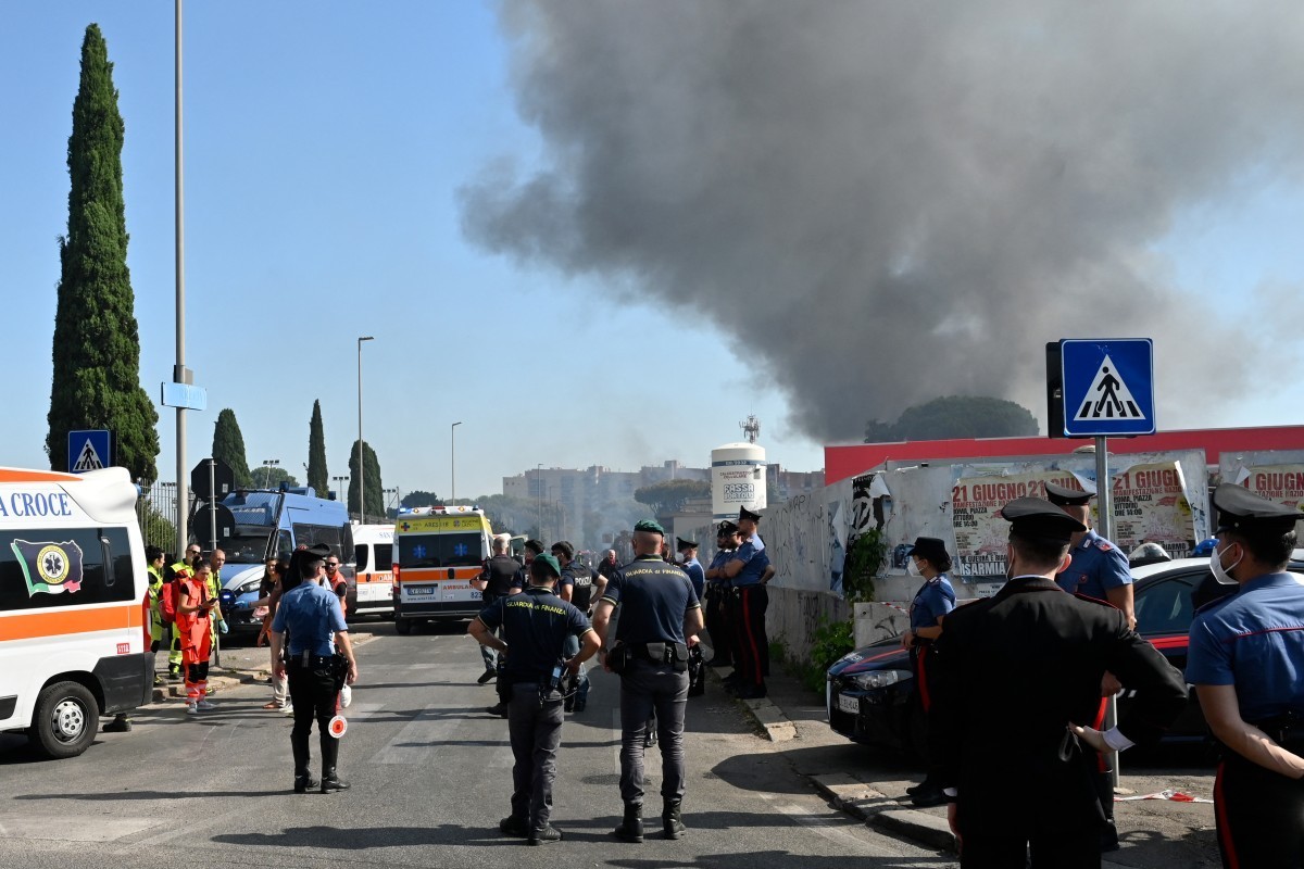 Une pompe à essence a explosé à Rome ce vendredi