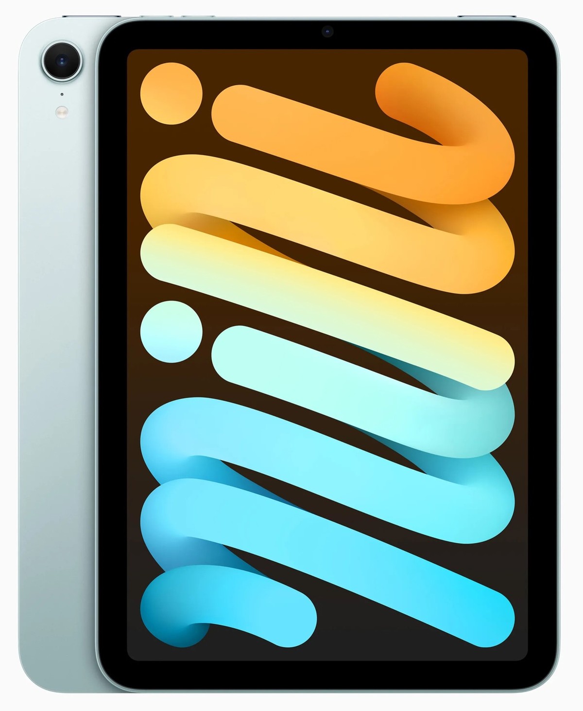 Das iPad Mini 7 (2024) in Blau.