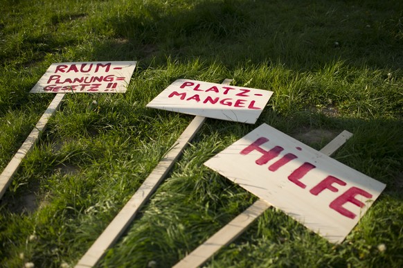 Die Fahrenden demonstrieren seit Dienstag für mehr Standplätze.