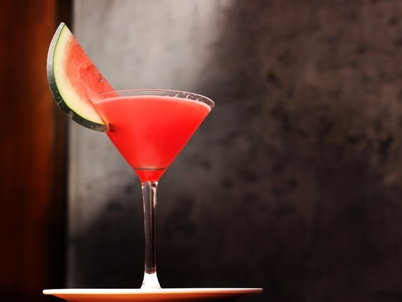Miami Martini (made with watermelon)