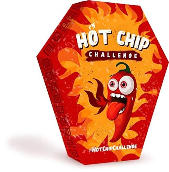 Produktfoto «Hot Chip Challenge». Die Chili-Chips sind gesundheitsgefährlich.