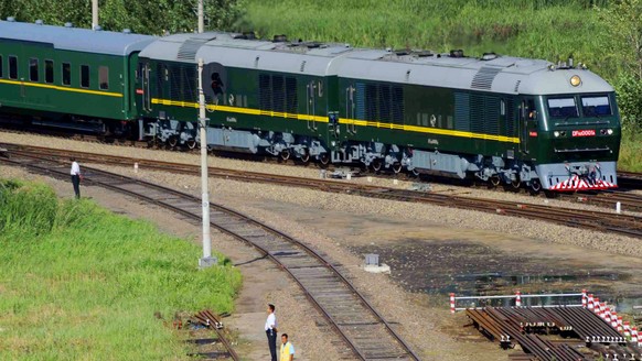 A train which is believed to carry North Korean leader Kim Jong Il moves past Dongjingcheng, Heilongjiang province, China, Monday, Aug. 30, 2010. North Korean leader Kim Jong Il appeared Monday to be  ...