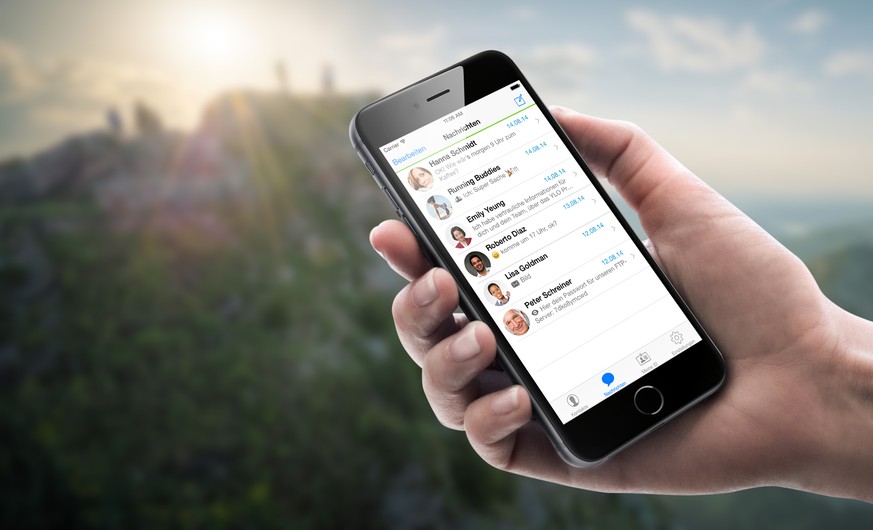 Threema App auf dem iPhone 6