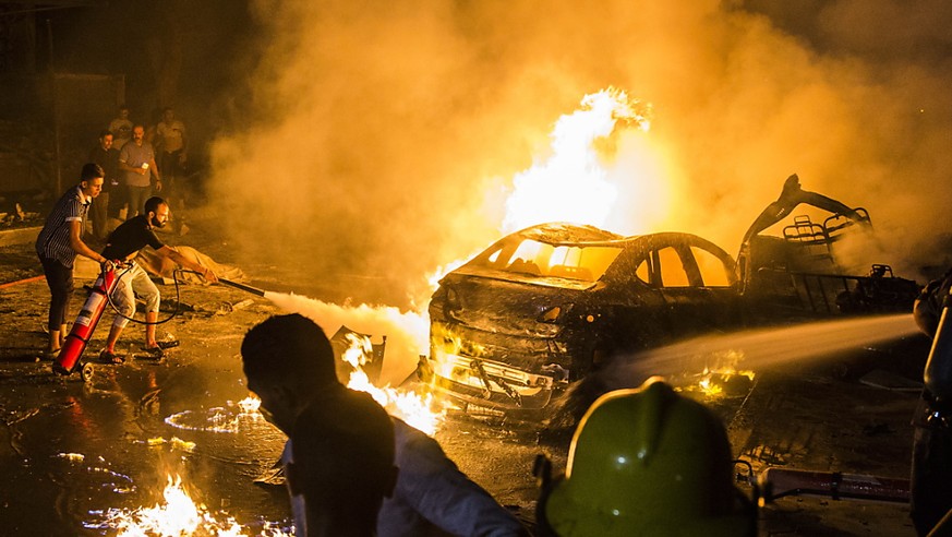 Zahlreiche Tote bei einer Explosion in Kairo - die Ursache ist zur Zeit noch unklar.