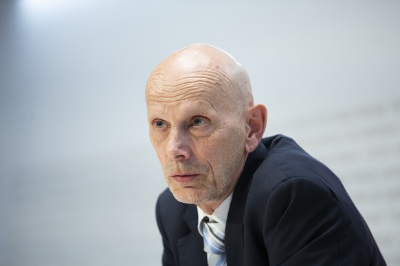 Daniel Koch, Leiter Abteilung uebertragbare Krankheiten BAG, spricht waehrend einer Medienkonferenz ueber die Situation des Coronavirus, am Freitag, 6. Maerz 2020 in Bern. (KEYSTONE/Peter Klaunzer)