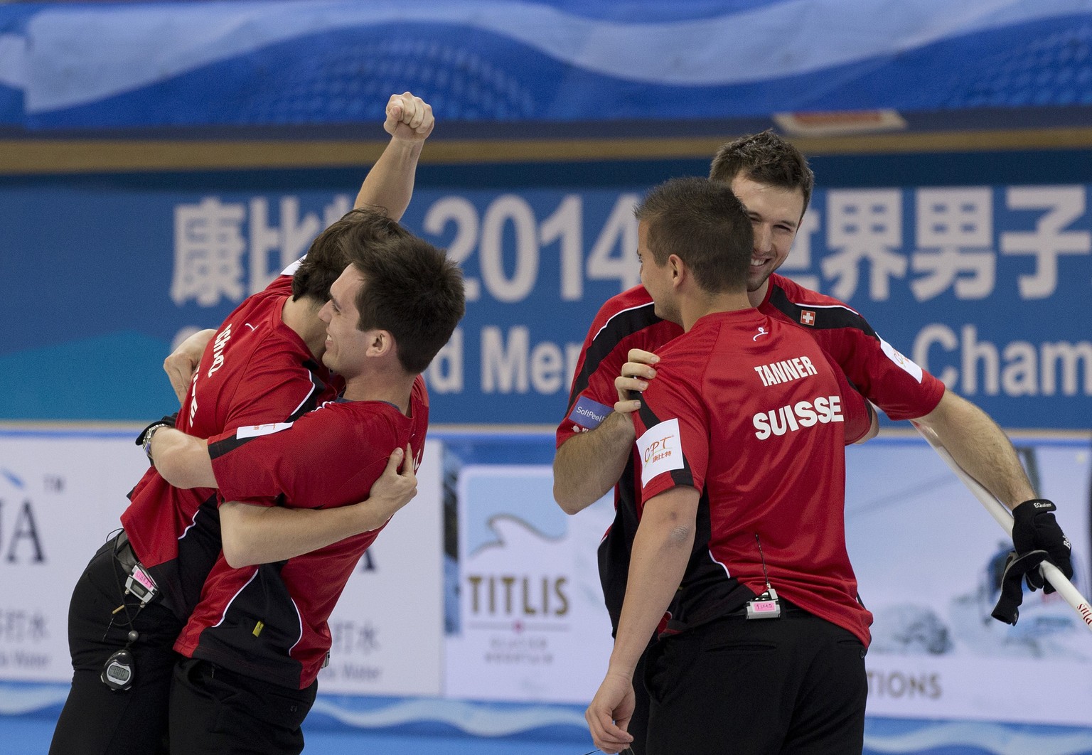 Valentin Tanner, Dominik Märki, Peter de Cruz und Benoit Schwarz.&nbsp;