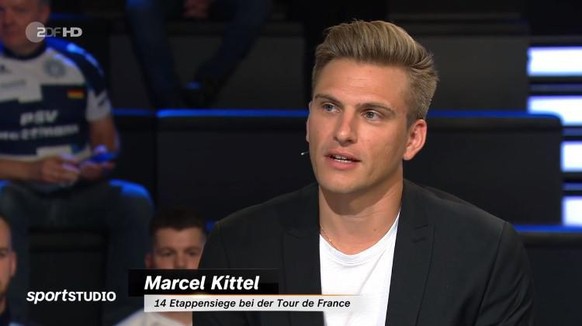 Kittel im «Aktuellen Sportstudio».