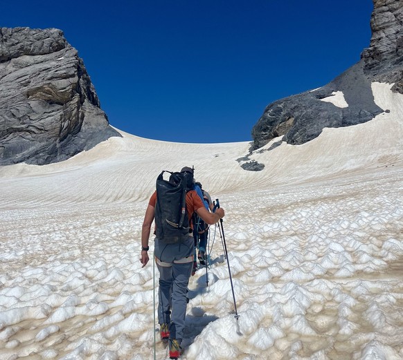 Iiswändli Chammlijoch Hüfifirn Schweiz der Rekorde