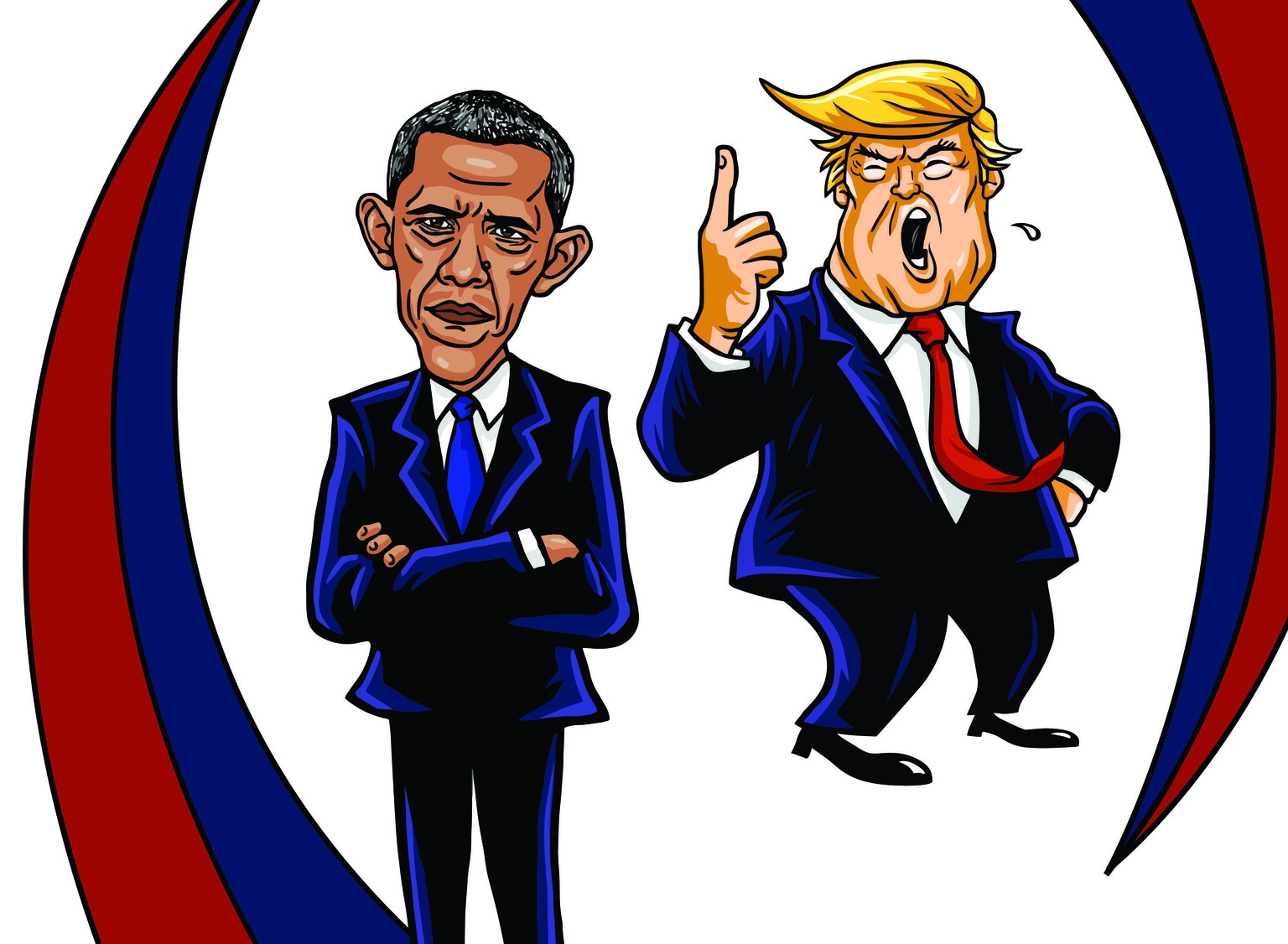 Trump und Obama Teaserbild