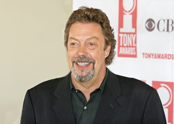 Tim Curry at Meet the Nominees Press Reception for the 2005 Tony Awards in NYC, English actor and singer Tim Curry arrives at the Marriott Marquis Hotel in Manhattan for the 59th Annual Tony Awards in ...