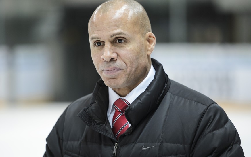 Jan Alston, directeur sportif du Lausanne HC, lors du match du championnat suisse de hockey sur glace de National League A, entre le Lausanne Hockey Club, LHC, et HC Ambri-Piotta, ce mardi 24 fevrier  ...