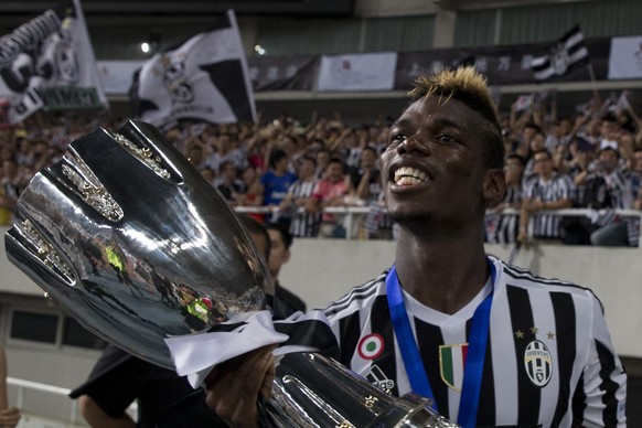 Der vorerst letzte von bisher 8 Titeln für Pogba: Der italienische Supercup 2015.