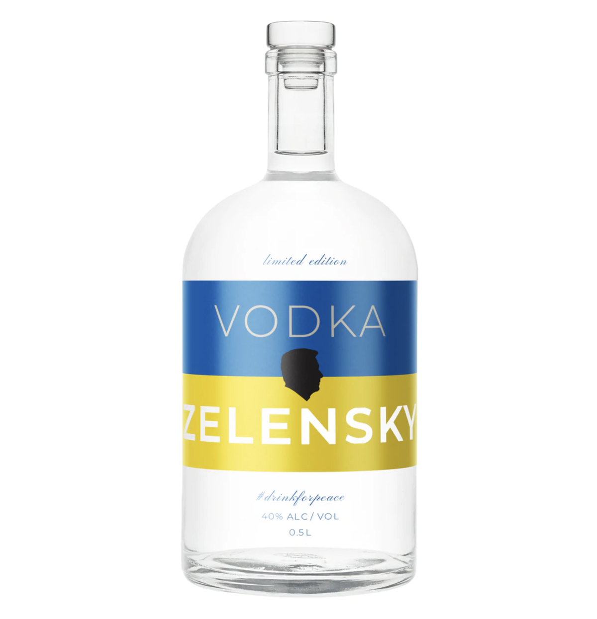 «Zelensky», la vodka suisse créée pour soutenir l'Ukraine dans la guerre qui l'oppose aux russes.