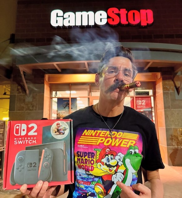 Wenn du am ersten Tag eine Switch 2 abgestaubt hast.