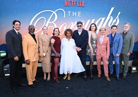 Netflixs The Boroughs Premiere ATAS Event Carlos Miranda, Clarke Peters, Jena Malone, Alice Kremelberg, Alfre Woodard, Alfred Molina, Geena Davis, Denis O Hare, Seth Numrich and Bill Pullman arriving  ...