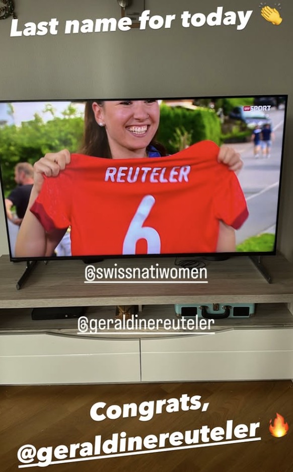 Frauen-EM 2025: Nomination Géraldine Reuteler.