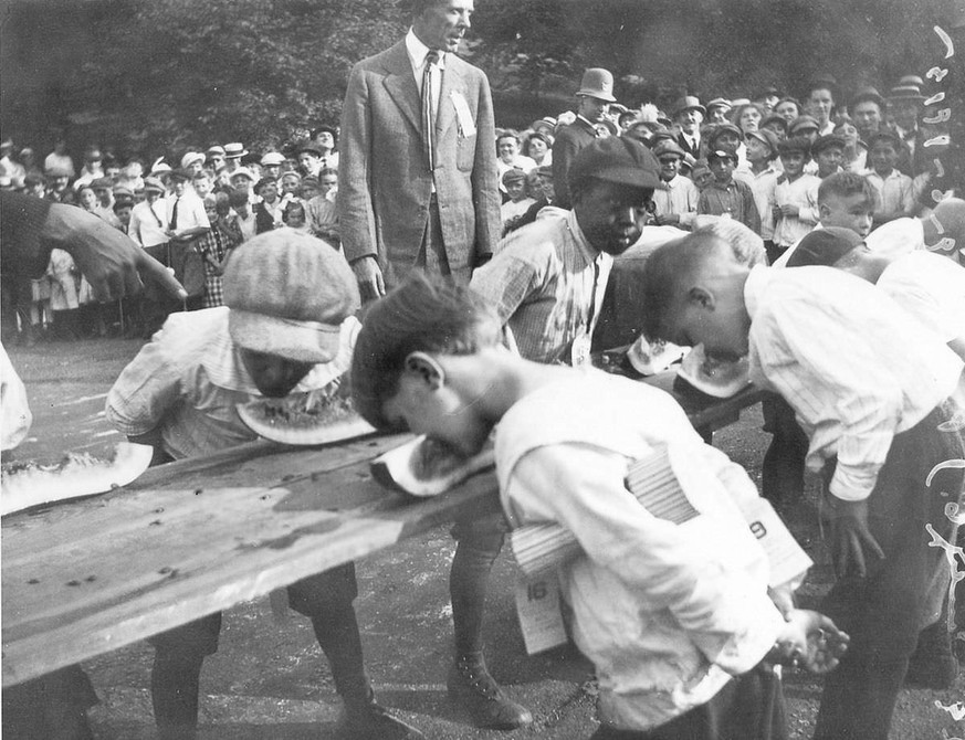 Eating contests early-20th century