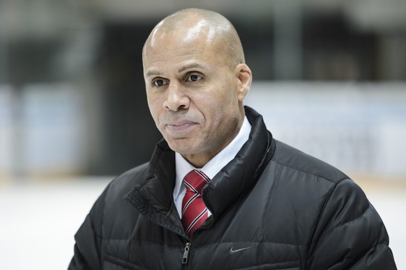 Jan Alston, directeur sportif du Lausanne HC, lors du match du championnat suisse de hockey sur glace de National League A, entre le Lausanne Hockey Club, LHC, et HC Ambri-Piotta, ce mardi 24 fevrier  ...