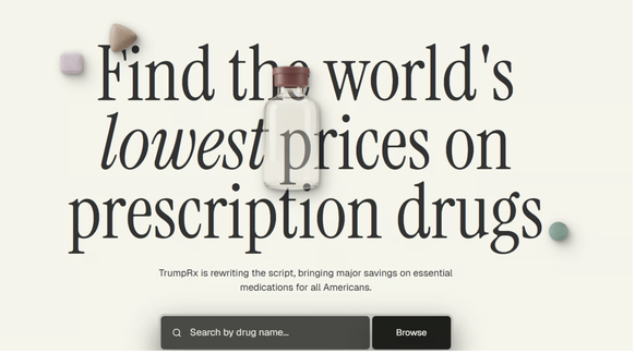 TrumpRx ist Trumps Medikamenten-Preisvergleich-Portal.