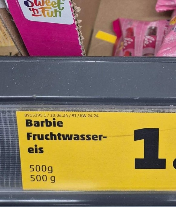 Fail: Barbie Fruchtwasser EIs