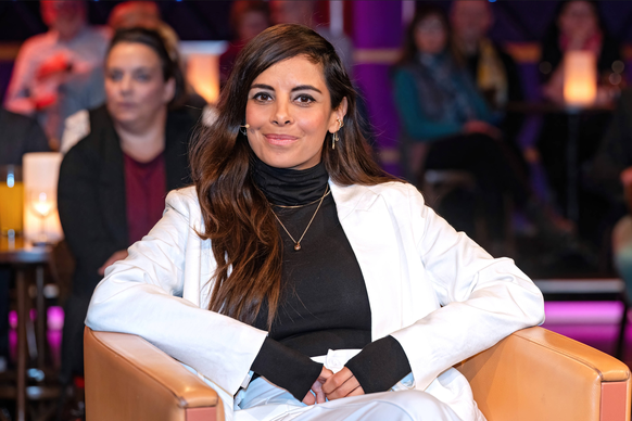 MDR - Riverboat. Schauspielerin , Moderatorin und Autorin Collien Fernandes anläßlich der Aufzeichnung der MDR - Talkshow Riverboat am 28.11.2025 in der Mediacity Leipzig. 20251128ADO0004 *** MDR Rive ...