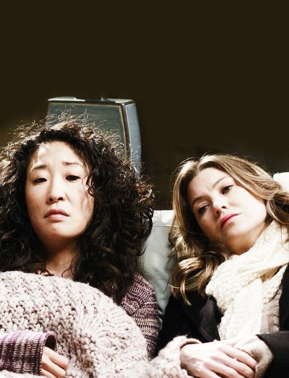meredith and cristina in grey's anatomy