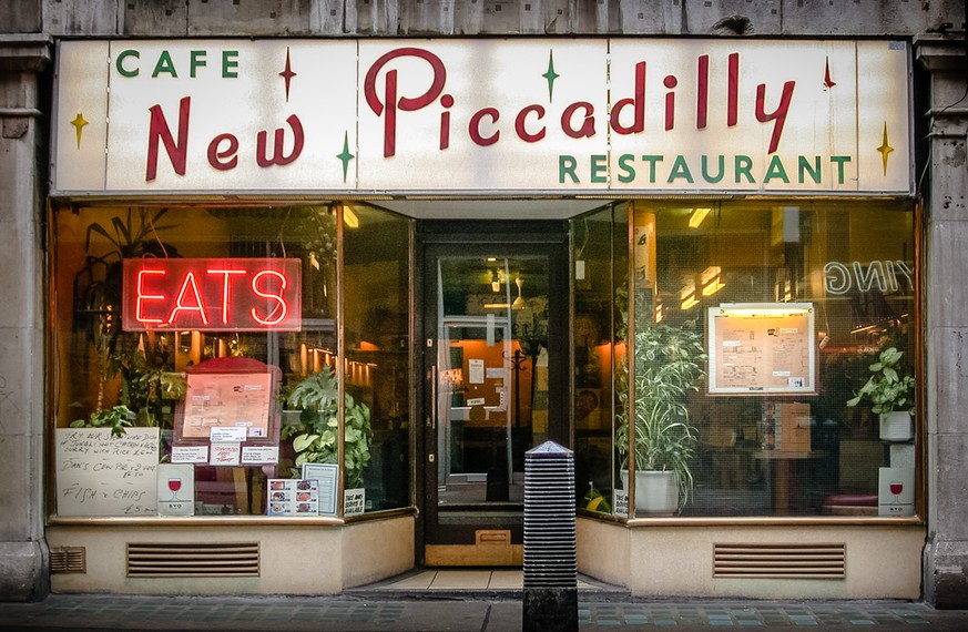 8 Denman Street, City of Westminster, London W1, 2003 • This Italian institution was so famous I thought plenty of better photographers than me would record it, so never got a good shot of the outside ...